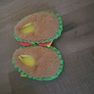 Hamburger Slippers